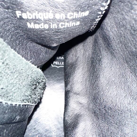 RUDSAK Men’s Black Leather Wingtip Brogue Chelsea Boots – Size 42 US 9 - Picture 8 of 11